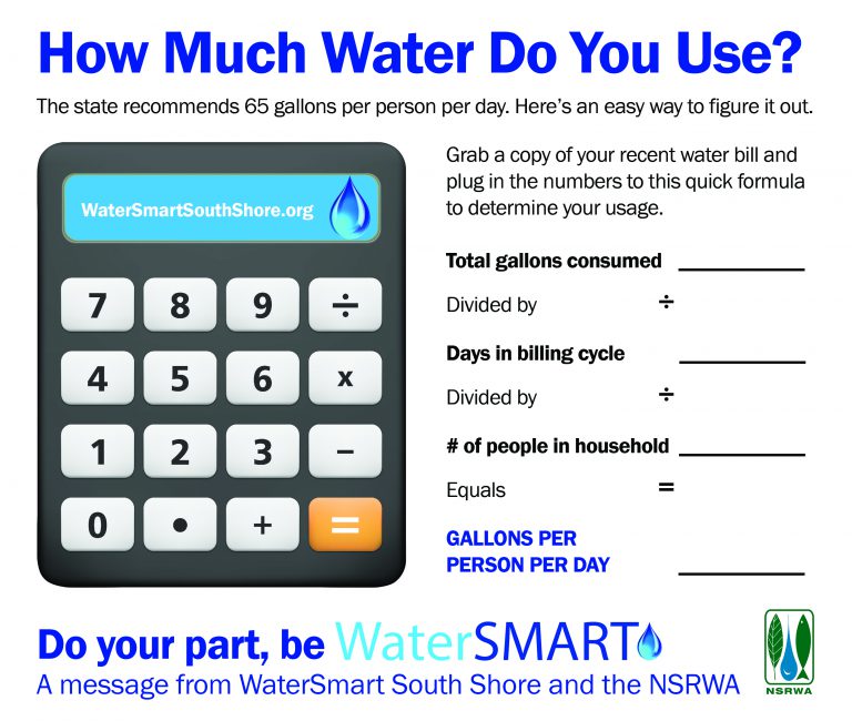 How Much Water Do You Use North And South Rivers Watershed Association 0227